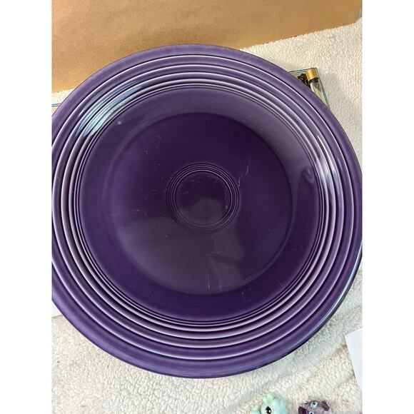 Fiestaware lilac 11 3/4 inch plate rare limited run - Picture 1 of 5